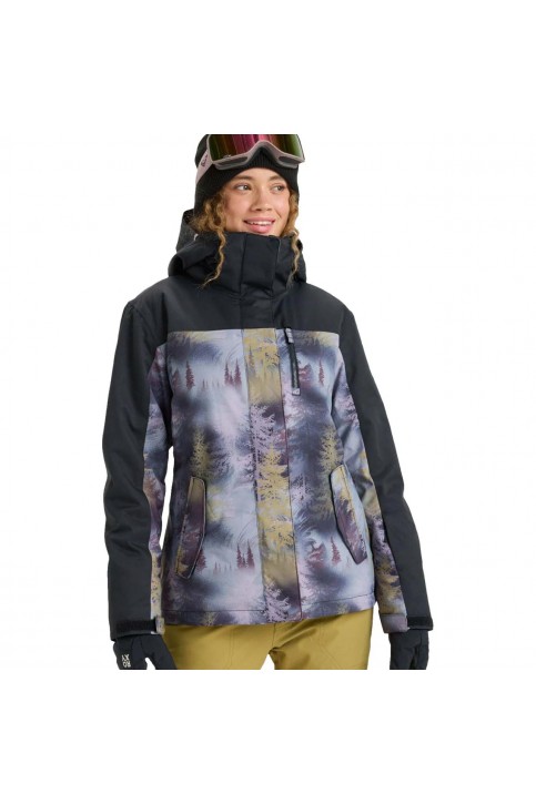Roxy Jetty Block Jk Kadın Snowboard Ceketi - Renkli
