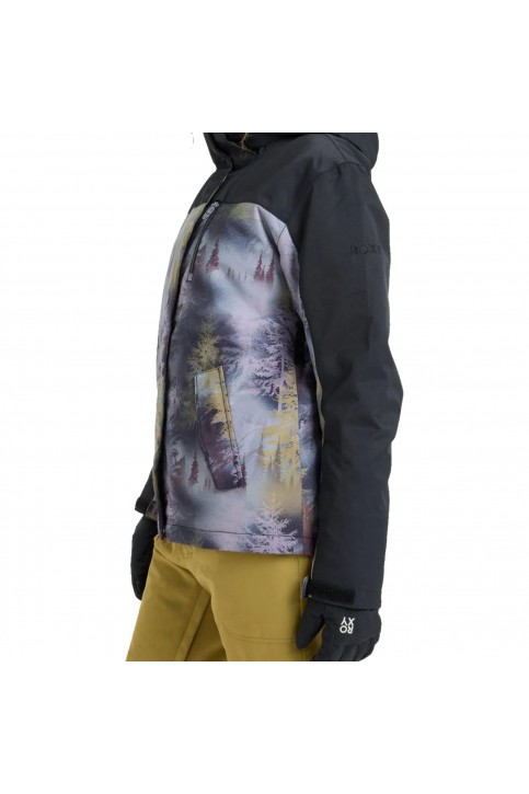 Roxy Jetty Block Jk Kadın Snowboard Ceketi - Renkli