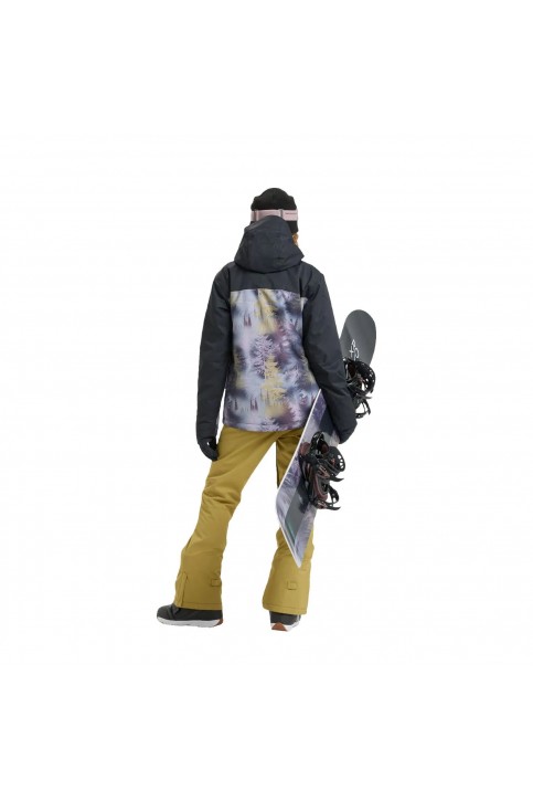 Roxy Jetty Block Jk Kadın Snowboard Ceketi - Renkli