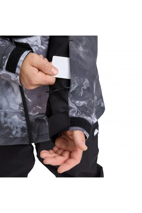 Quiksilver Sycamore Printed Jk Erkek Snowboard Ceketi - Renkli