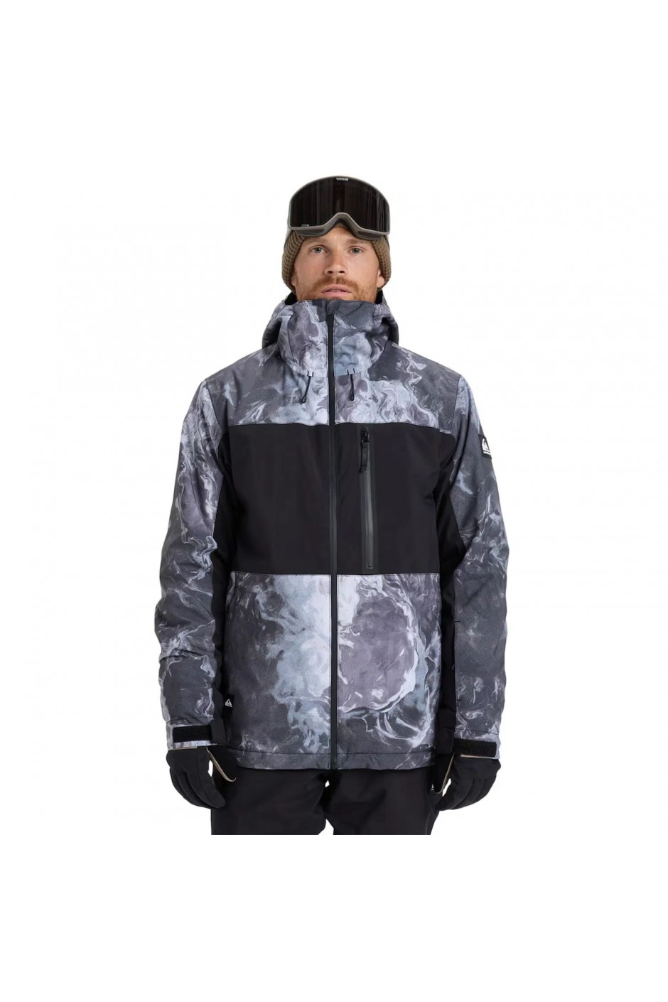Quiksilver Sycamore Printed Jk Erkek Snowboard Ceketi - Renkli