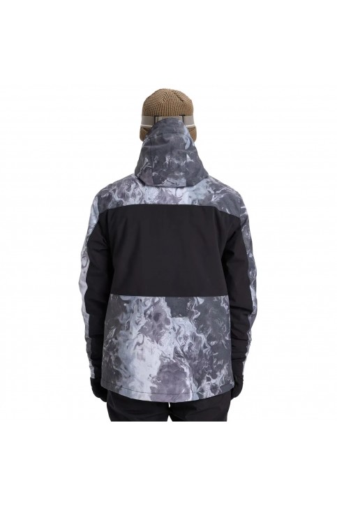 Quiksilver Sycamore Printed Jk Erkek Snowboard Ceketi - Renkli