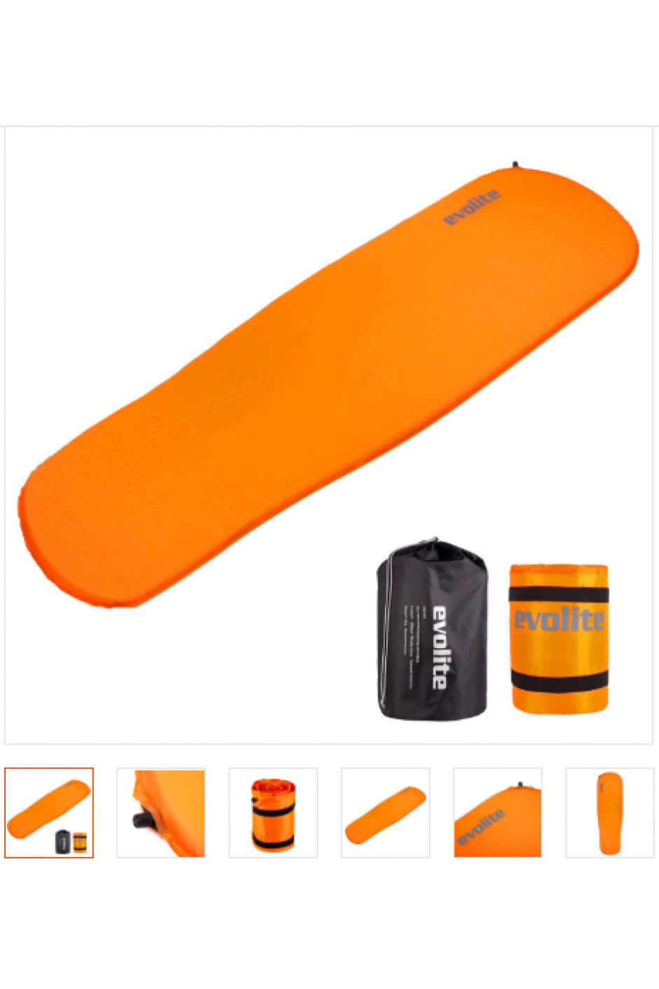 Evolite Luno 3.8 cm Şişme Mat- Turuncu