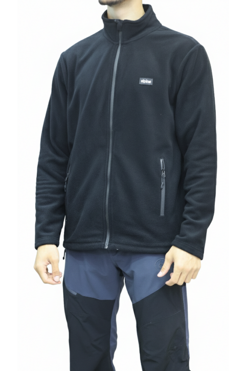 Alpine Tam Fermuar Polar - Siyah Alpine Tam Fermuar Polar - Siyah