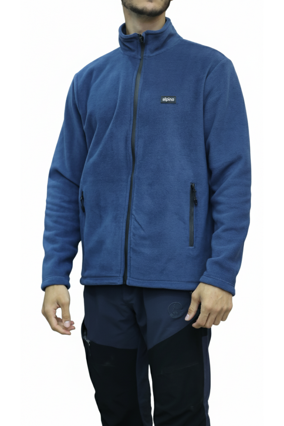 Alpine Tam Fermuar Polar - Indigo Mavi Alpine Tam Fermuar Polar - Indigo Mavi