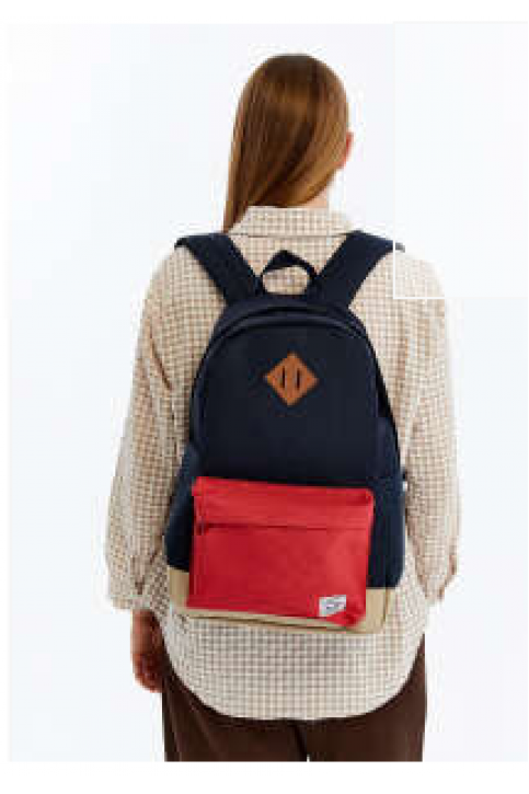 FreeCamp DayPack Limited Sırt Çantası-LACİVERT-KIRMIZI