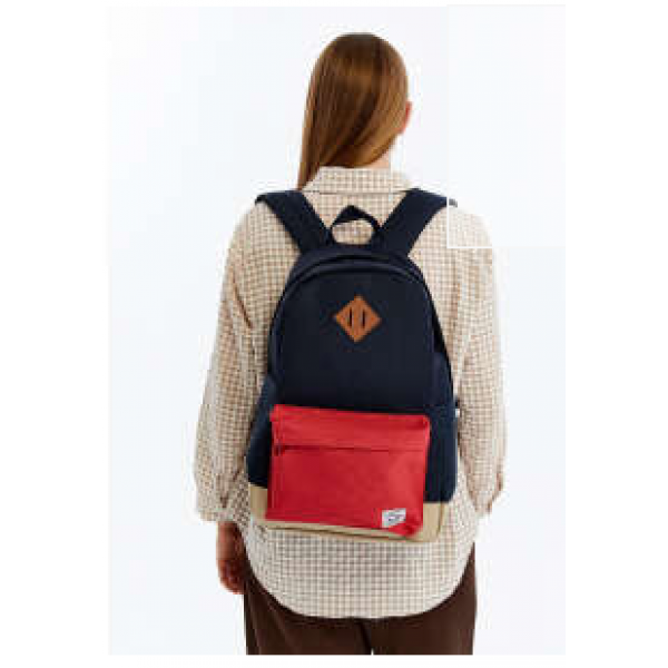 FreeCamp DayPack Limited Sırt Çantası-LACİVERT-KIRMIZI