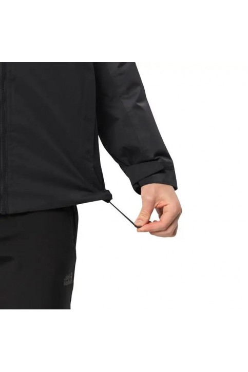 Jack Wolfskin Jasper Insulated Waterproof Erkek Outdoor Montu - SİYAH