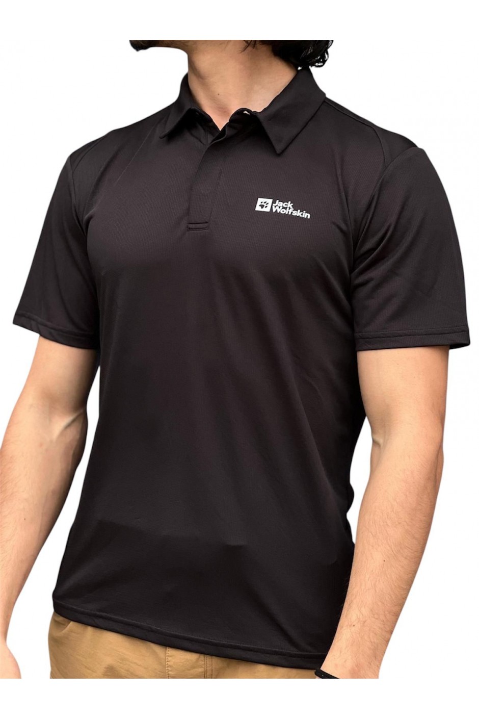 JACK WOLFSKIN DELGAMI POLO M - SİYAH