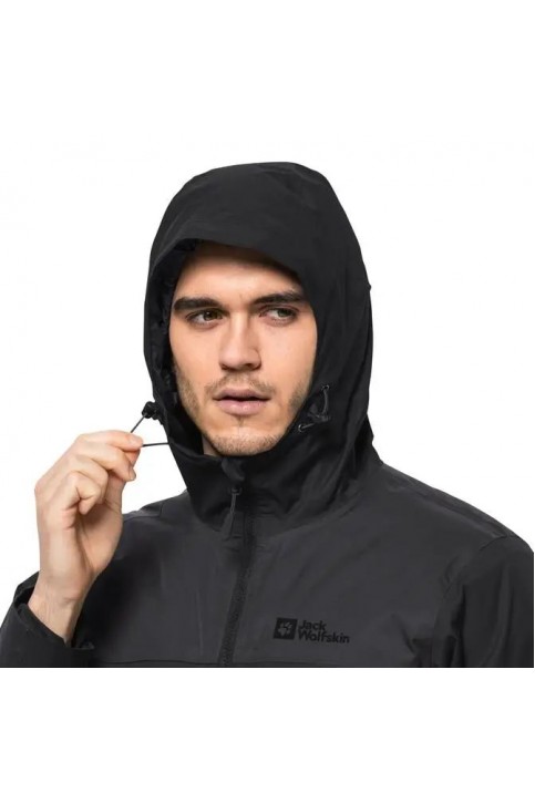 Jack Wolfskin Jasper Insulated Waterproof Erkek Outdoor Montu - SİYAH