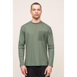 Climacool Performans Uzun Kollu T-Shirt - Yeşil