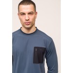 OD Climacool Performans Uzun Kollu T-Shirt - Lacivert