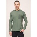 Climacool Performans Uzun Kollu T-Shirt - Yeşil