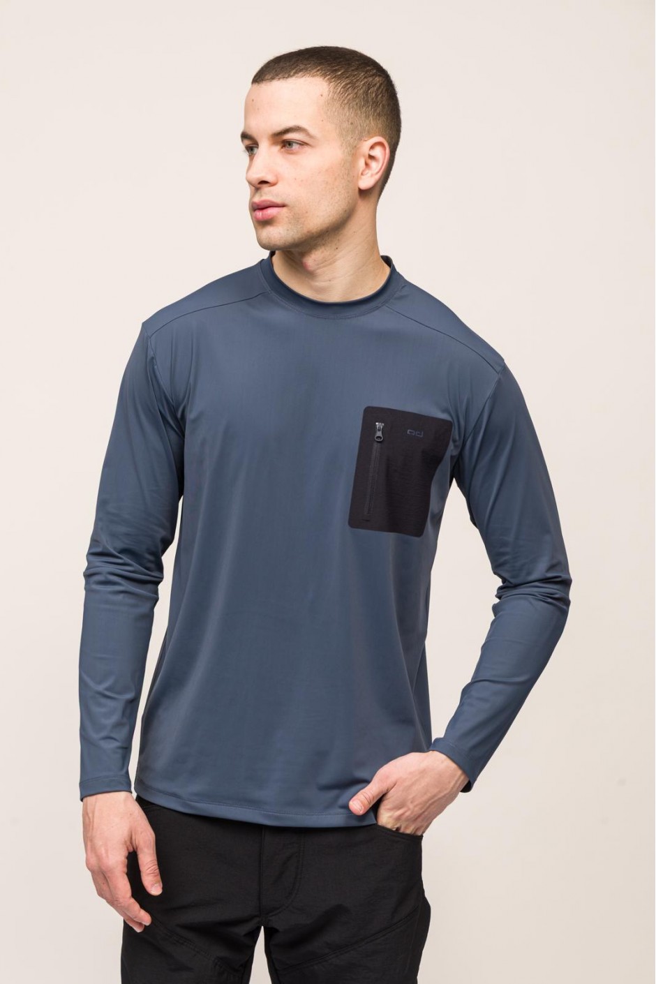 OD Climacool Performans Uzun Kollu T-Shirt - Lacivert