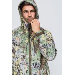 SoftShell Rüzgar ve Suya Dayanıklı Mont Camo Yeşil