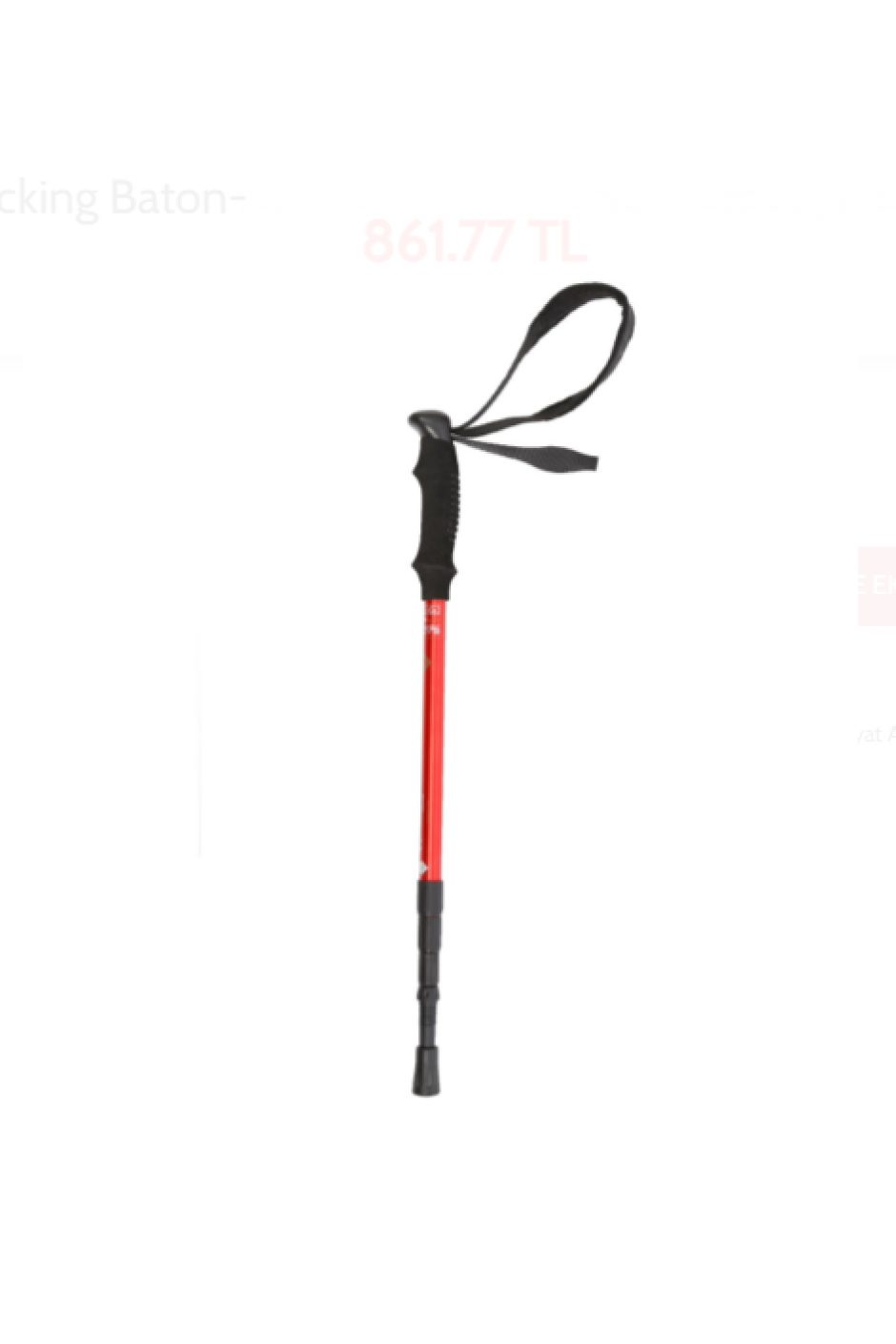 FreeCamp 4 Section Tracking Baton-KIRMIZI
