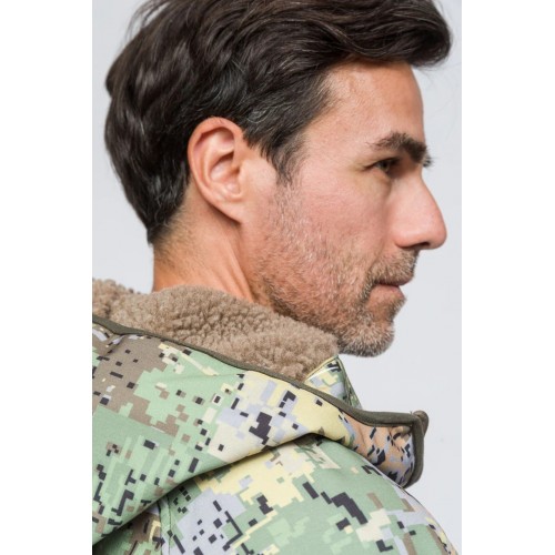 OD SoftShell Rüzgar ve Suya Dayanıklı Mont - Camo Yeşil