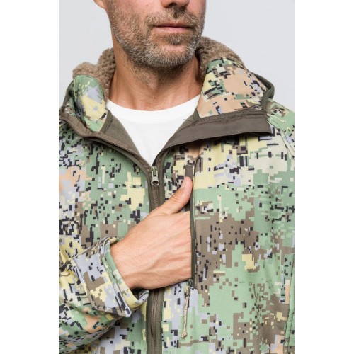 OD SoftShell Rüzgar ve Suya Dayanıklı Mont - Camo Yeşil
