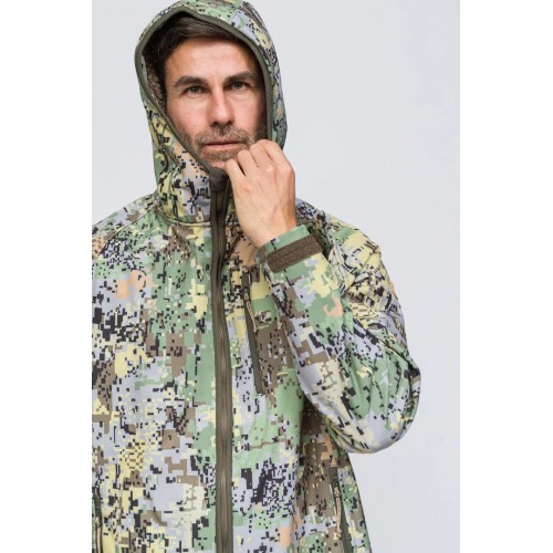 OD SoftShell Rüzgar ve Suya Dayanıklı Mont - Camo Yeşil