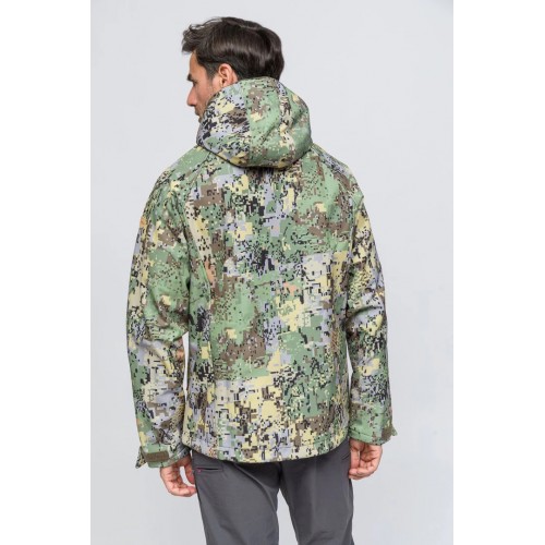 OD SoftShell Rüzgar ve Suya Dayanıklı Mont - Camo Yeşil